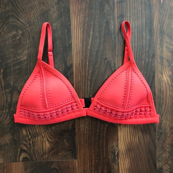 triangl swimwear Other - Triangl Swimwear Crochet Embroidered Bikini Top